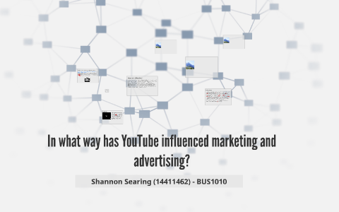 Youtube Influence Example In what way has YouTube influenced marketing and advertising? by ...