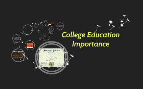 importance of college education