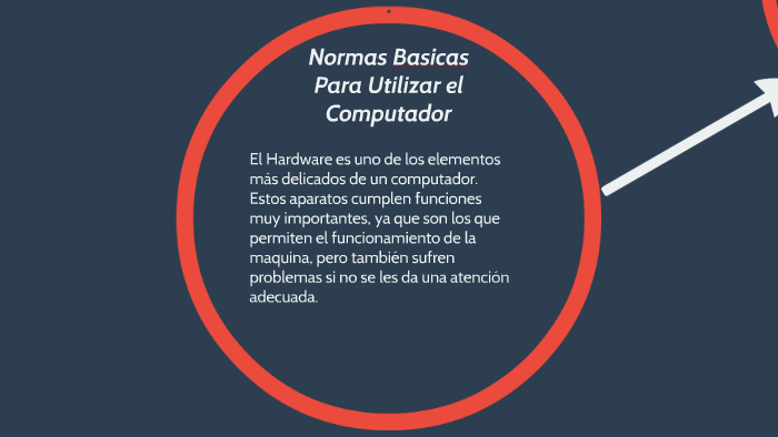 Normas Computer Normas Basicas Para Utilizar el Computador by Heydi Naomi Muñoz Peralta ...