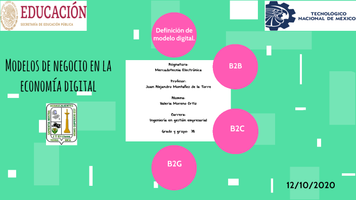 Modelos de negocios en la economía digital by Valeria Moreno Ortiz on Prezi