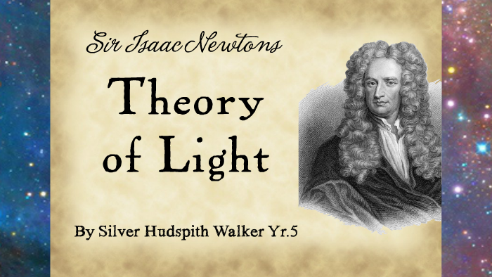 isaac newton's white light theory