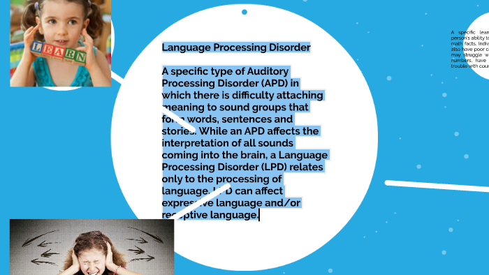 Language Processing Disorder by Génesis Hernández on Prezi
