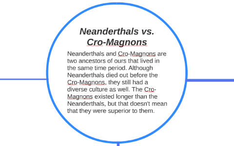Neanderthals Vs Cro Magnons By Sean K On Prezi Next