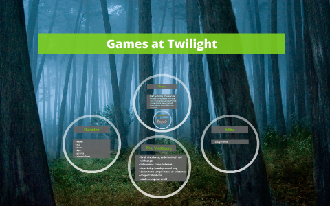 games at twilight critical thinking answers