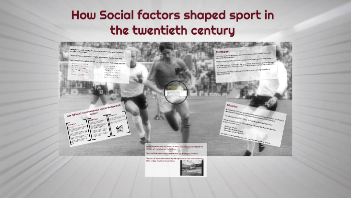 How Social factors shaped sport in the twentieth century by Robert ...