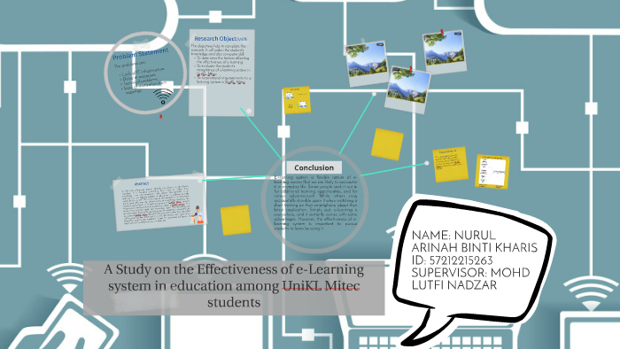 A Study On The Effectiveness E Learning System In Education By