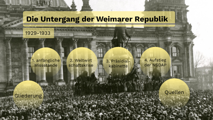 Der Untergang Der Weimarer Republik prezi.com