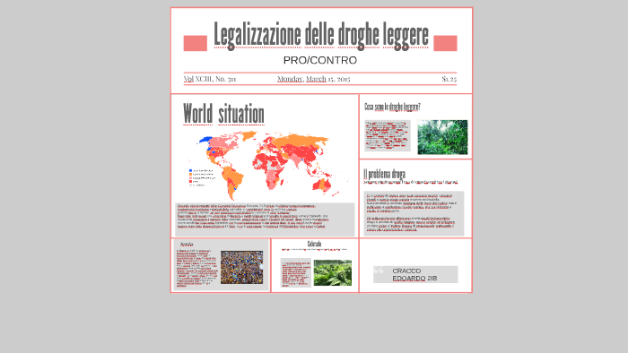 Legalizzazione Delle Droghe Leggere Testo Argomentativo