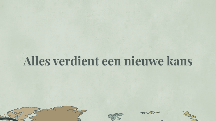 Iedereen is van de wereld en de wereld is van iedereen by Pieter