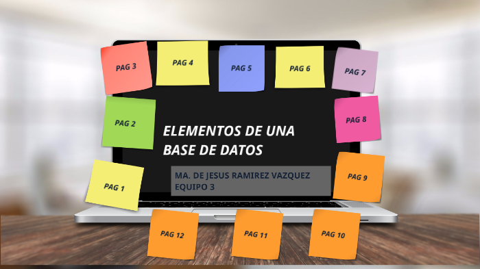 ELEMENTOS DE UNA BASE DE DATOS by MARY RAMIREZ VAZQUEZ on Prezi