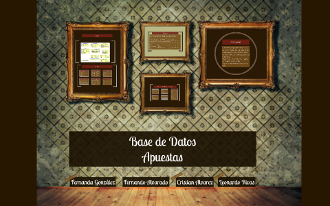 Base de Datos by Fernanda González on Prezi