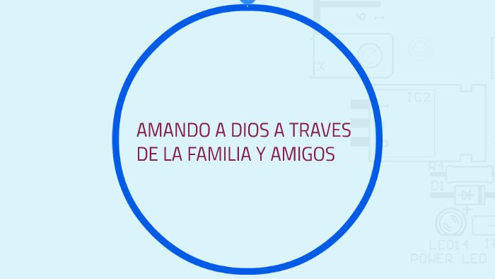 AMANDO A DIOS A TRAVES DE LA FAMILIA Y LOS AMIGOS. by FABIAN OCHOA on Prezi