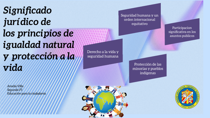 Significado Jurídico De Los Principios De Igualdad Natural Y Protección ...