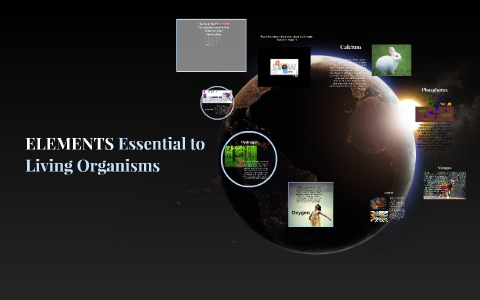 ELEMENTS Essential to Living Organisms by Ronella Lacsamana on Prezi