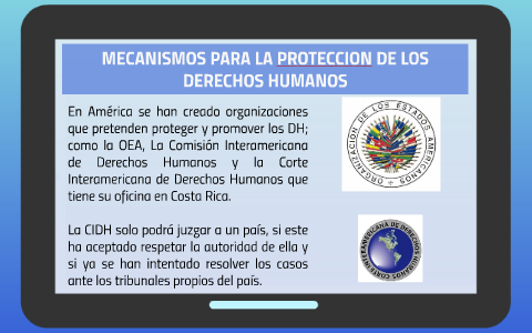 MECANISMOS PARA LA PROTECCION DE LOS DERECHOS HUMANOS by Erick Sandi on ...