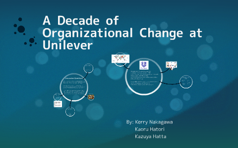 unilever organizational structure