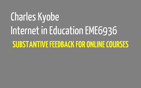 Substantive Feedback by Charles Kyobe on Prezi