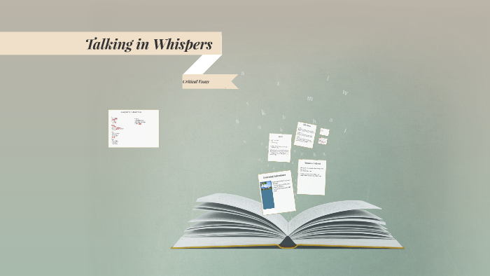 Talking in whispers essay 06 picture