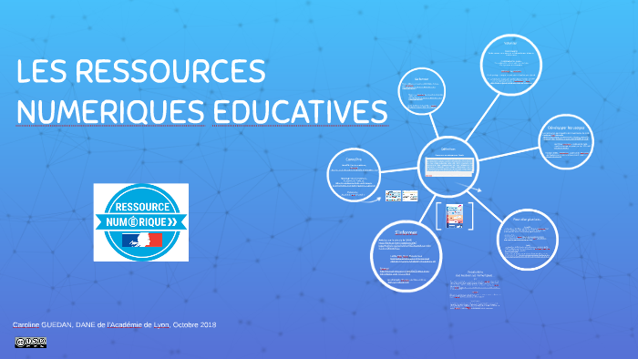 LES RESSOURCES NUMERIQUES EDUCATIVES By Caroline Guedan