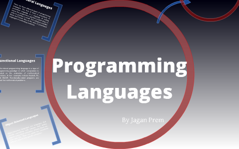 Procedural, Functional, and Object Oriented Languages. by Jagan Prem