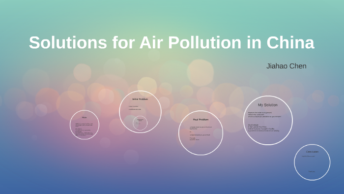 Solutions For Air Pollution In China By Jason Chen