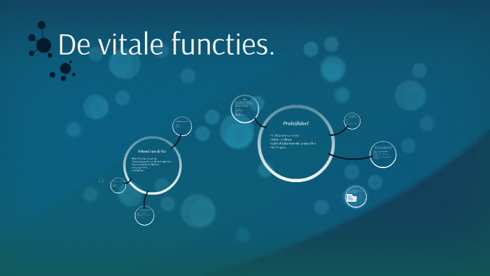 De vitale functies. by Glenn de Grebber on Prezi
