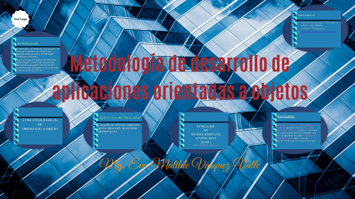 METODOLOGÍA DE DESARROLLO DE APLICACIONES ORIENTADO A OBJETOS by Eva ...