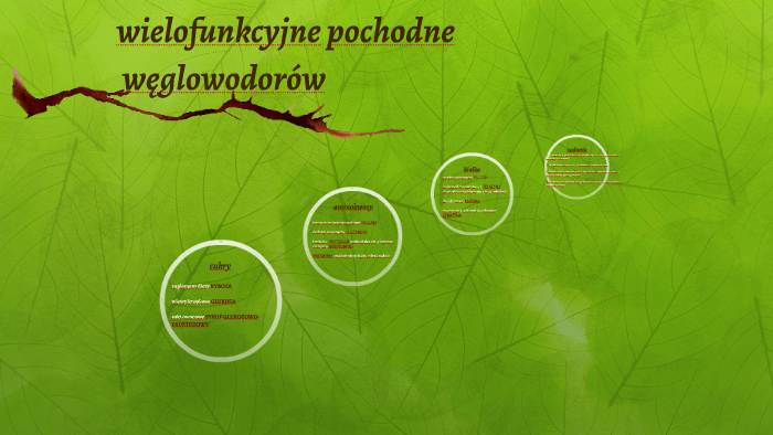 wielofunkcyjne pochodne węglowodorów by Karolina Junik on Prezi