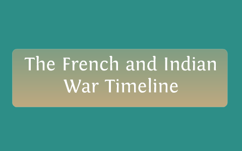 The French and Indian War timeline by Juanita Reyna on Prezi