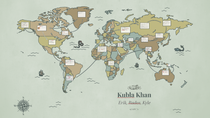 Xanadu Kubla Khan Map