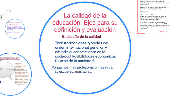 Definición de la calidad de la educación by Yunuhen Vargas on Prezi