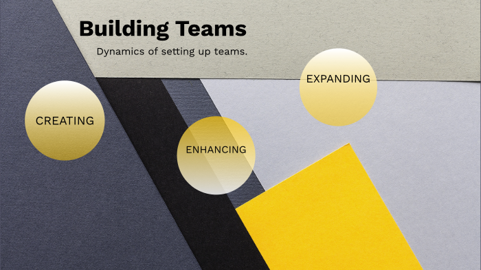 BUILDING TEAMS class presentation by Rosalie Shemmer on Prezi