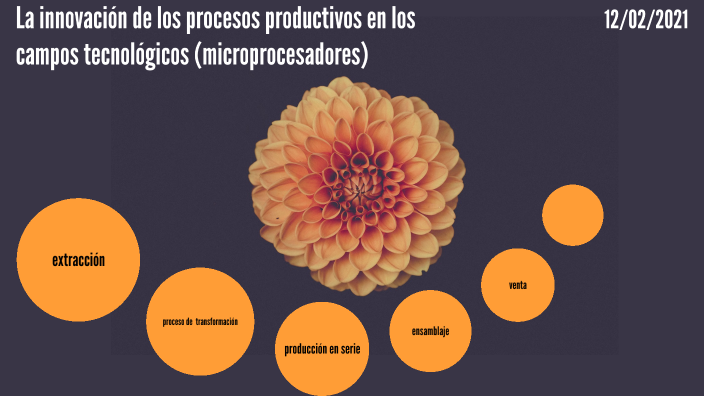 La innovación de los procesos productivos en los campos tecnológicos by