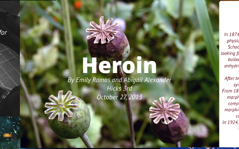 Heroin by Emily Ramos on Prezi