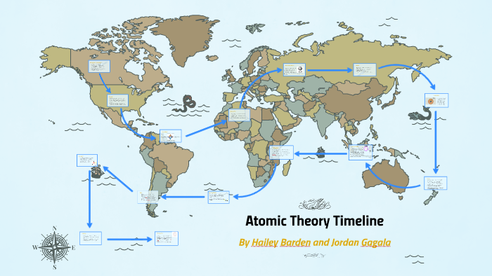 Atomic Theory Timeline by Hailey Barden