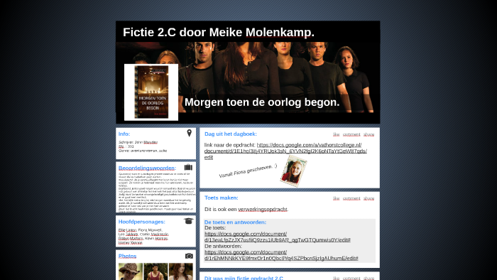 Morgen toen de oorlog begon. by meike molenkamp on Prezi