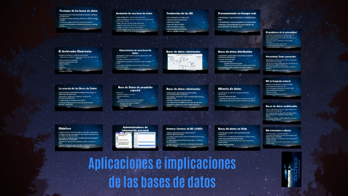 APLICACIONES E IMPLICACIONES DE LAS BASES DE DATOS by Guille Navarro on ...