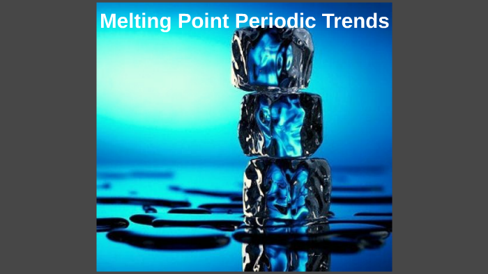 Melting Point Periodic Trends By Gina H On Prezi