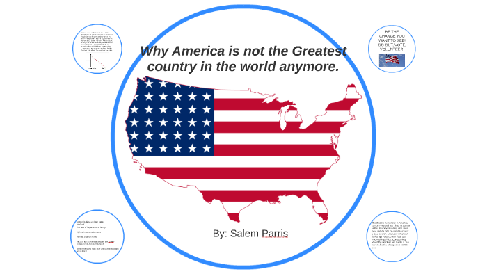 America Is Not the Greatest Country in the World (anymore)