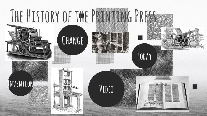 The History Of The Printing Press By Haley Rule