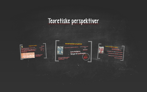 Teoretiske Perspektiver By Airo Bjarking On Prezi