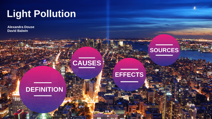 case study of light pollution