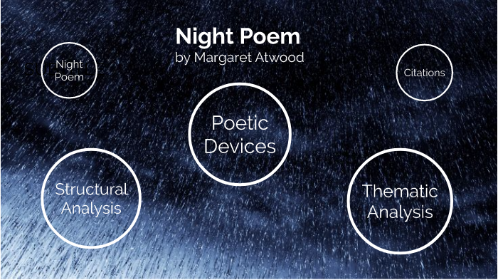 Night Poem Analysis