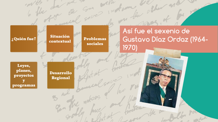 Sexenio de Gustavo Díaz Ordaz by alexia mora mora on Prezi