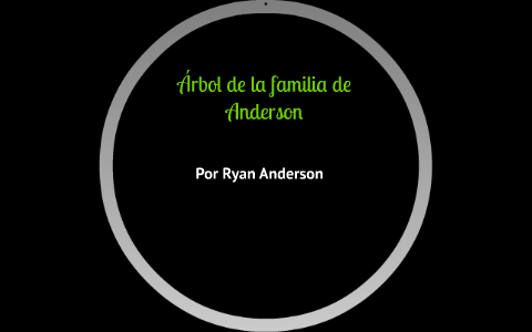 Anderson Family Tree By Ryan Anderson