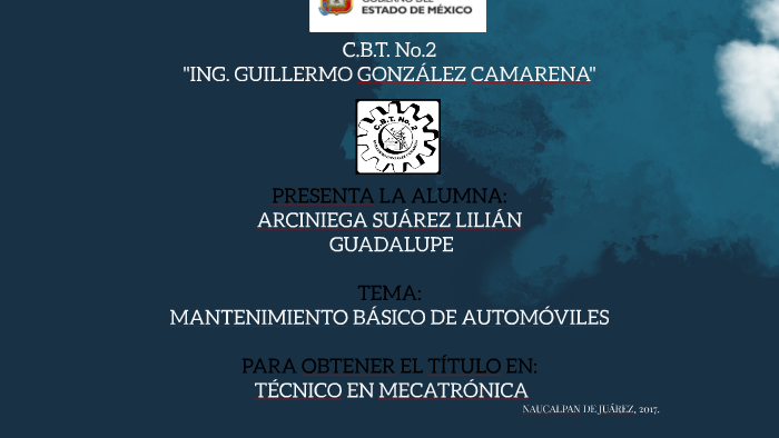 C.B.T. No.2 "INGENIERO GUILLERMO GONZALEZ CAMARENA" by Denisse
