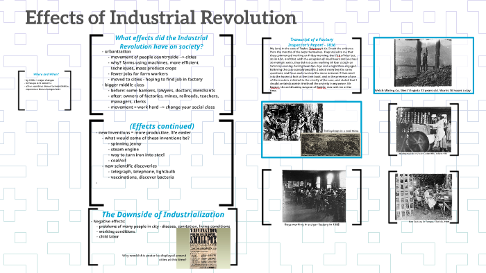 good and bad effects of industrial revolution