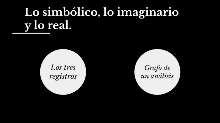 Lo simbólico, lo imaginario y lo real by Caro Alvarez on Prezi