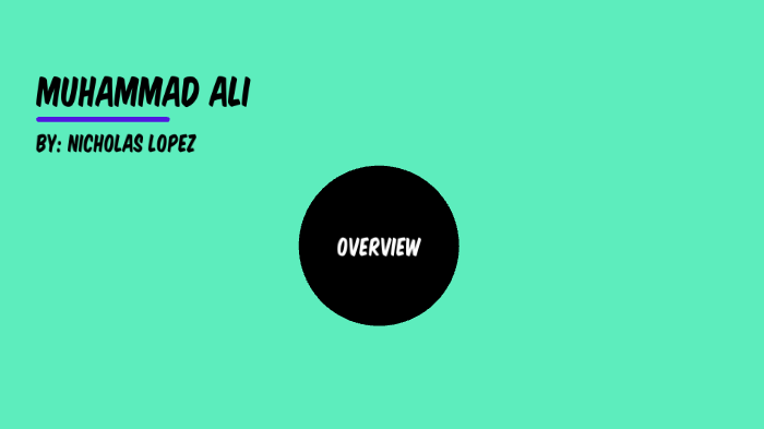 Muhammad Ali Presentation by Nicholas Lopez on Prezi