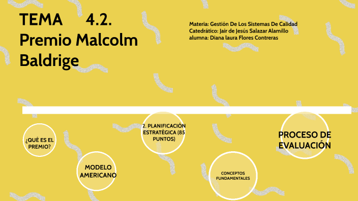 TEMA . Premio Malcolm Baldrige by diana flores